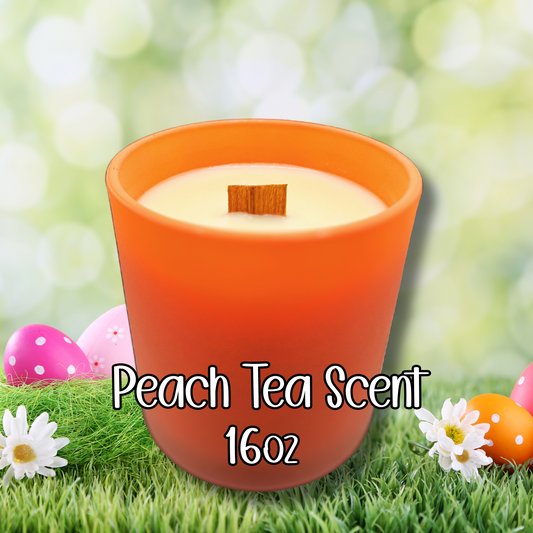 16oz Spring Peach Tea Soy Candle