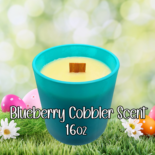 16oz Spring Blueberry Cobbler Soy Candle
