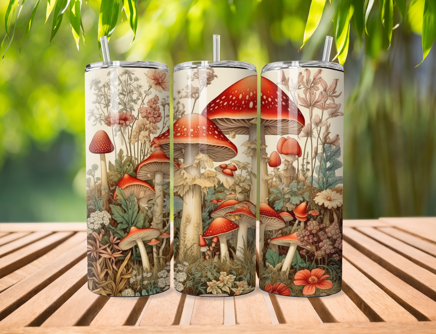 20oz Vibrant Mushroom Tumbler