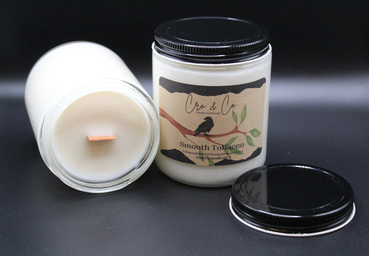 Smooth Tabacco Soy/Wooden Wick Candle