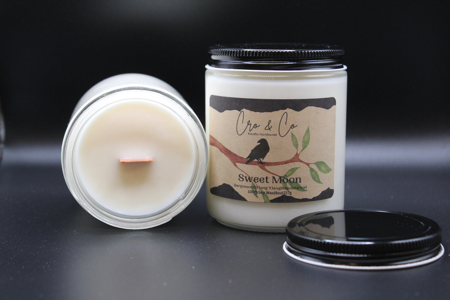 Sweet Moon Soy/Wooden Wick Candle