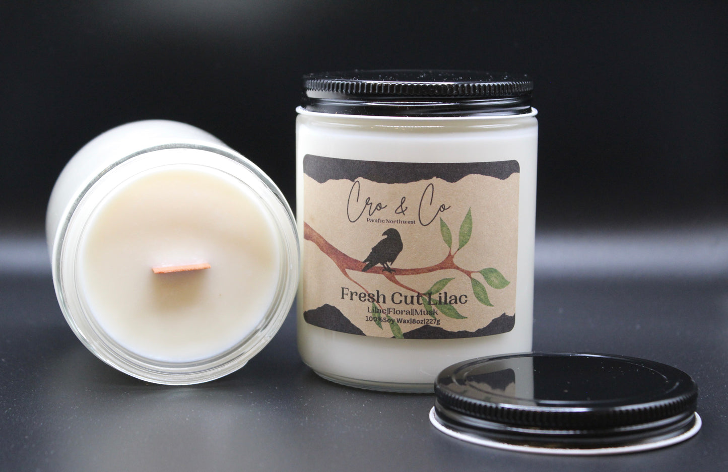 Fresh Cut Lilacs Soy/Wooden Wick Candle