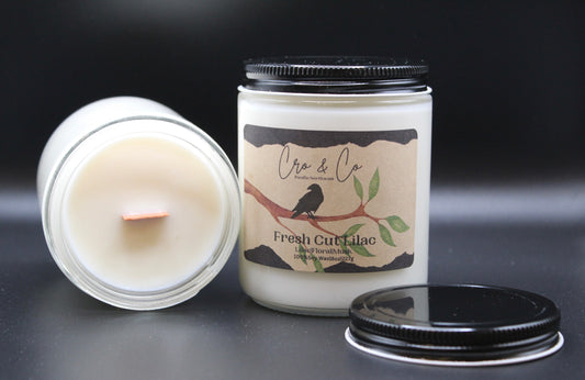 Fresh Cut Lilacs Soy/Wooden Wick Candle