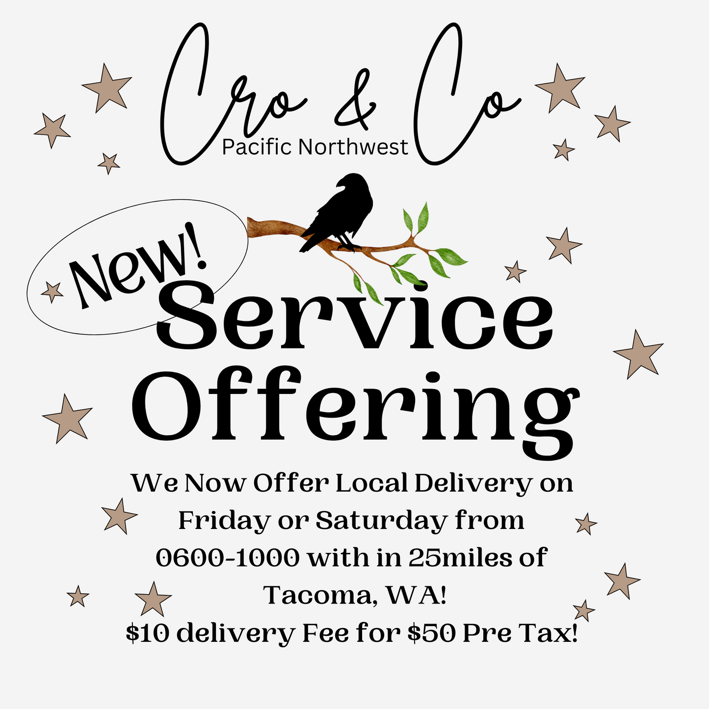 **NEW** Local Delivery Service